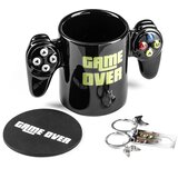  igralni set game over - skodelica, podstavek in obeska za ključe - rojstni dan - najstniki | Shoptok.si