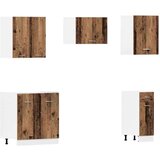  11-dijelni set kuhinjskih elemenata od starog drva | shoptok.hr