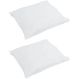  Jastuk s jastukom 2 pcs Bijelo 80 x 80 cm Perje | shoptok.hr