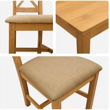  Blagovaonski set 5 kom. Bež Čvrsto Hrastovo Drvo | shoptok.hr