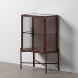 Ixia Opečnato oranžna kovinska vitrina 52x90 cm Harris – | Shoptok.si