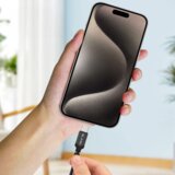 BLAVEC kabel Raptor pleteni - Tip C na Tip C - PD 60W 3A 25 cm Apple CarPlay/Android Auto | shoptok.hr