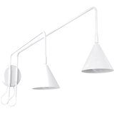 Sollux Lighting Stenska svetilka NOX 2 bela s stikalom, (5000284942) | Shoptok.si