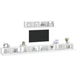  6-dijelni set TV ormarića bijeli od konstruiranog drva | shoptok.hr