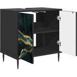  Kupaonski ormar WIJHE Crni hrast 60 x 40 x 61 cm | shoptok.hr