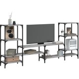 vidaXL TV omarica siva sonoma 206,5x28,5x95 cm inženirski les Cene