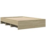  Okvir za krevet boja hrasta 135x190 cm od konstruiranog drva | shoptok.hr