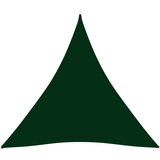 vidaXL Senčno jadro oksford blago trikotno 3x3x3 m temno zeleno, (20965429) | Shoptok.si