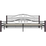  Za krevet crni metalni 200 x 200 cm | shoptok.hr