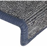  Prostirke za stepenice 30 kom 65x21x4 cm svijetlo sive i plave pravokutne rubove | shoptok.hr