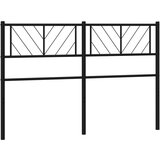  Kovinsko posteljno vzglavje črno 135 cm, (20951621) | Shoptok.si