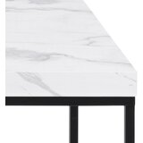 Actona Bela mizica z mizno ploščo v marmornem dekorju 55x110 cm Barossa – | Shoptok.si