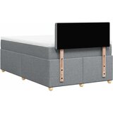  Krevet s oprugama i madracem svjetlosivi 120x190 cm od tkanine | shoptok.hr