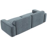 Makamii Prašno modra sedežna garnitura iz šenilje 244 cm Omao – | Shoptok.si