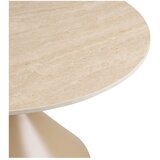House Nordic Bež okrogla klubska mizica s keramično ploščo ø 70 cm Annecy – | Shoptok.si