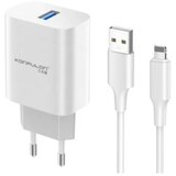 Konfulon Kućni punjač C87+USB Lighting Px23 brzi 5V/3A Cene