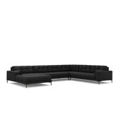 Cosmopolitan Design Temno siva kotna sedežna garnitura (desni kot) Bali – | Shoptok.si