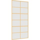  Klizna vrata zlatna 102,5x205 cm matirano staklo ESG i aluminij | shoptok.hr