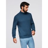Ombre Men's sweater with a "v-neck" neckline with a shirt collar - black | shoptok.hr
