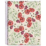 MiquelRius Kolegij blok A4 90g 80L spiralni crte Entredos Papaver Rhoedas MR4501 Cijene