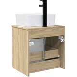  Umivaonik s policom za zid Hrast sonoma 49 x 41 x 63 cm | Eponuda.com