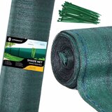  Zelena mreža za sjenilo 140 gsm 1 x 50 m 200 vezica | shoptok.hr