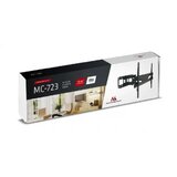 Cabletech univerzalni led tv nosilec maclean z roko 37-70", 45kg, 600x400, črna barva | Shoptok.si