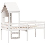  Visoki krevet s krovom bijeli 80 x 200 cm od masivne borovine | Eponuda.ba