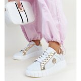 Gemre White leather sneakers on a chunky sole Viera | Shoptok.si