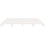  Posteljni okvir bel 120x200 cm trdna borovina | Shoptok.si
