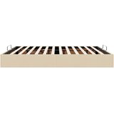  Otomanski okvir kreveta bez madraca krem 160x200 cm od tkanine | Eponuda.com