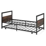  Metalni krevet samac sa pomoćnim krevetom 200x90cm Cene