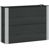  Povišena vrtna gredica Crna 100 x 30 x 72 cm Cijene