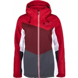 Alpine pro LUDIA Ženska jakna za skijanje, crvena, veličina