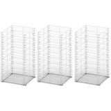  Set gabiona 3 kom od pocinčane žice 25 x 25 x 50 cm | shoptok.hr