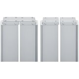  Uvlačiva bočna tenda 100 x 1000 cm crvena | shoptok.hr