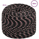  Višenamjensko pomoćno uže 6 mm 250 m Crna i crvena PP | shoptok.hr
