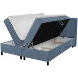 MID.YOU POSTELJA Z VZMETNICO 180 cm x 200 cm , les, tekstil modra | Shoptok.si