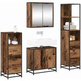 vidaXL set namještaja za kupaonicu 4 pcs staro drvo 65 x 33 x 60 cm | shoptok.hr