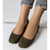 Gemre Green eco-suede ballet flats Jules | shoptok.hr