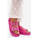 Boto Womens Platform Sandals With Golden Buckles Fuchsia Verena | shoptok.hr