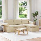 SOFA Krema 245 x 138 x 80 cm tkanina Cijene