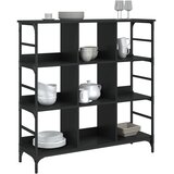  Komoda crna 102 x 32 x 103,5 cm od konstruiranog drva | shoptok.hr