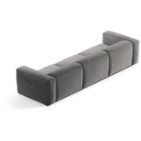Cosmopolitan Design Svetlo siva sedežna garnitura iz rebrastega žameta 364 cm Bergano – | Shoptok.si
