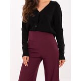 RUE PARIS Trousers-IT-SP-FL9068.96-burgundy | Shoptok.si
