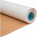 Prostirka za čamce Prugasti Smeđa i bijela 240 x 90 cm EVA | Eponuda.ba