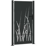  Vrtna vrata Crna 110 x 180 cm Čelik s praškastim premazom | Eponuda.com