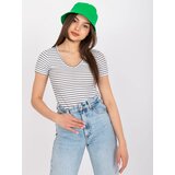 Och Bella Blouse-TW-BZ-BL-005.39X-white-black | shoptok.hr