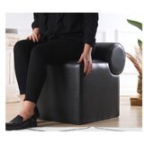 Atelier Del Sofa rohin deri puf - black black pouffe | Eponuda.com