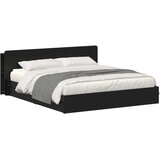  Okvir kreveta s pohranom Crna 200 x 200 cm Konstruirano drvo | shoptok.hr